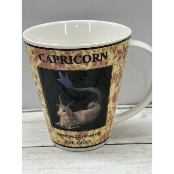 CAPRICORN Tall Zodiac What's Your Sign Mug Large Coffee Cup Astrology Gift - Picture 8 of 8